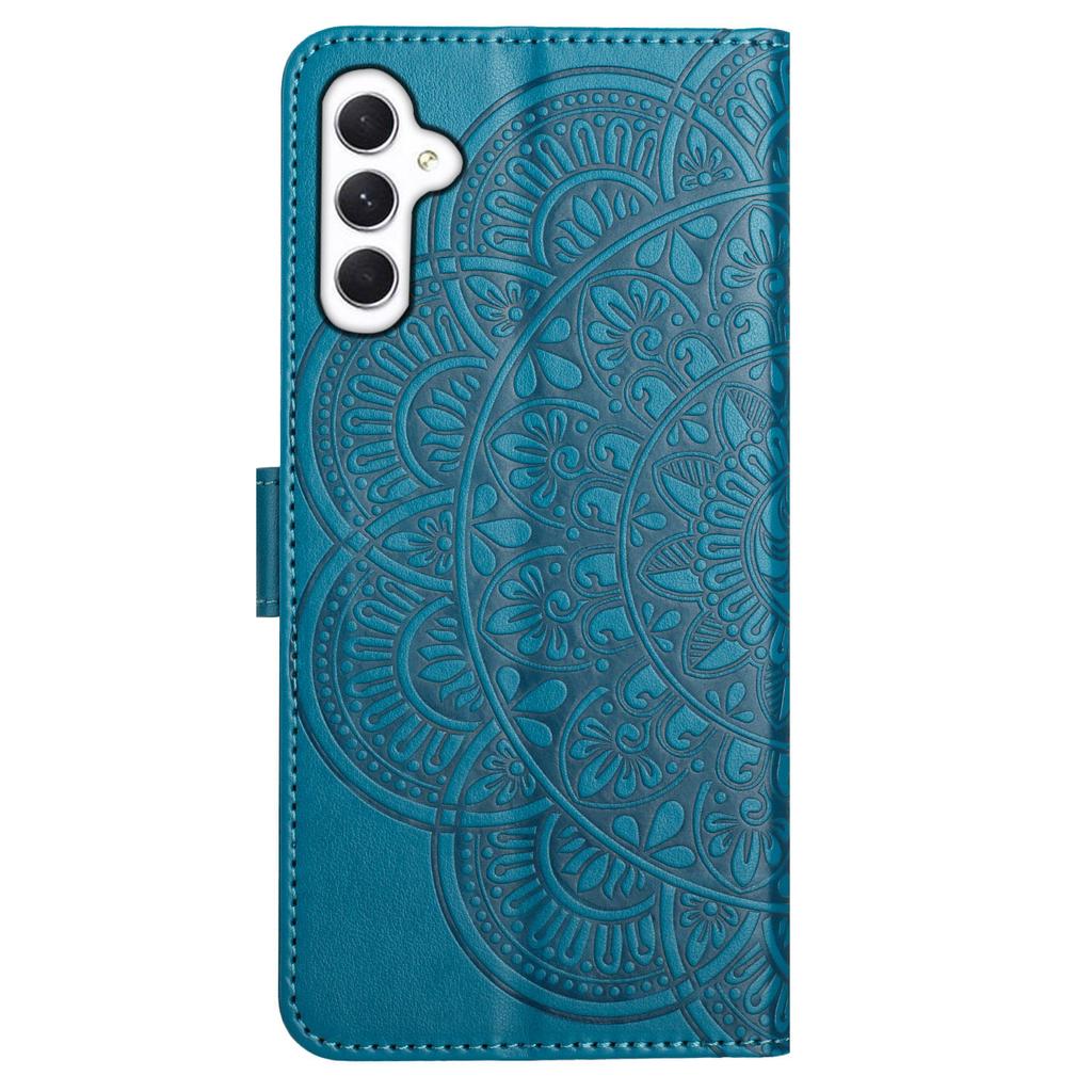 For Samsung Galaxy A56 5G Leather Case with Card Slots Mandala Pattern Phone Cover Stand