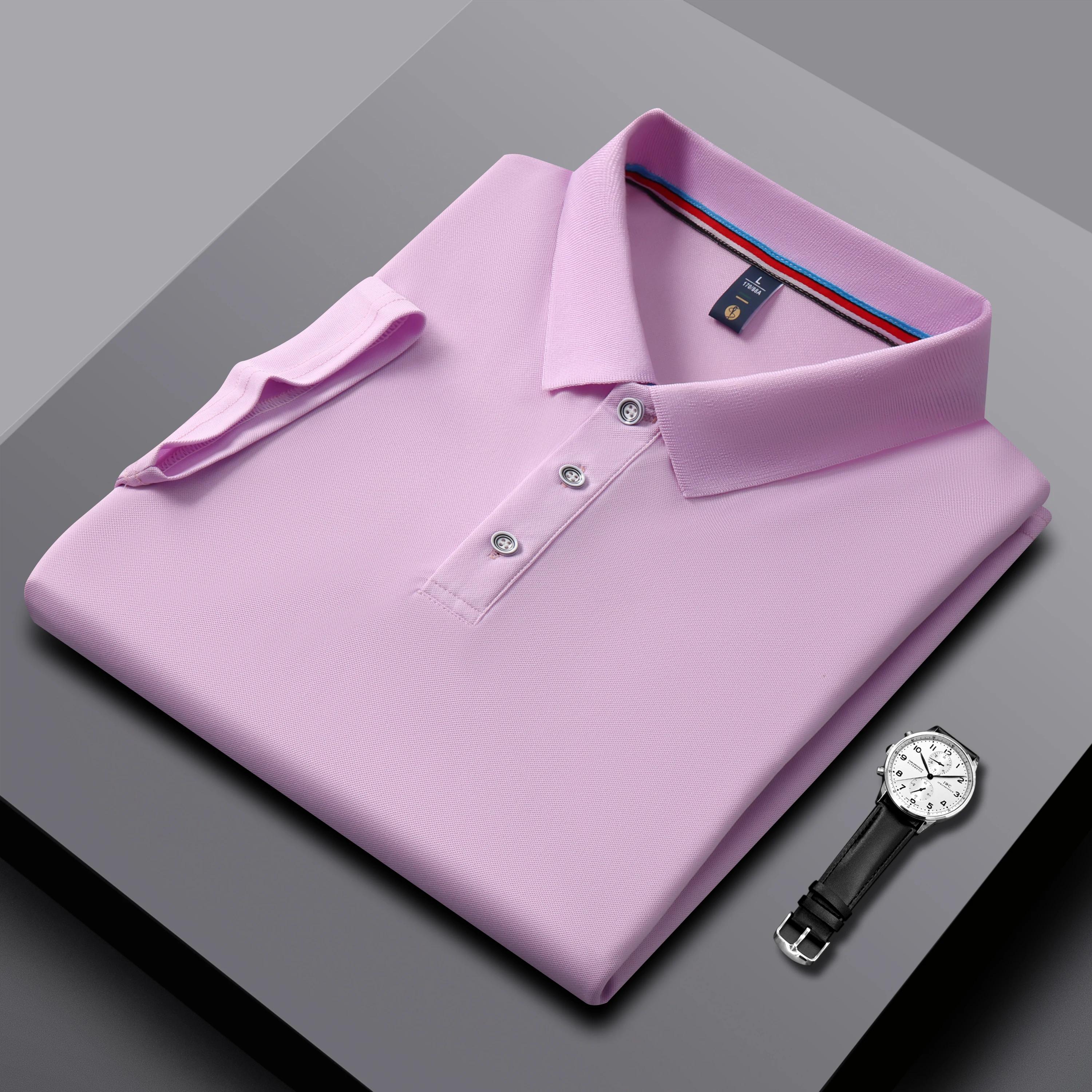 Treasure T-shirts Polo shirts voor heren en dames Zomer Nieuw T-shirts met revers Zakelijke Merken Hoge kwaliteit Vochtregulerend Trend Merken Korte mouwen L