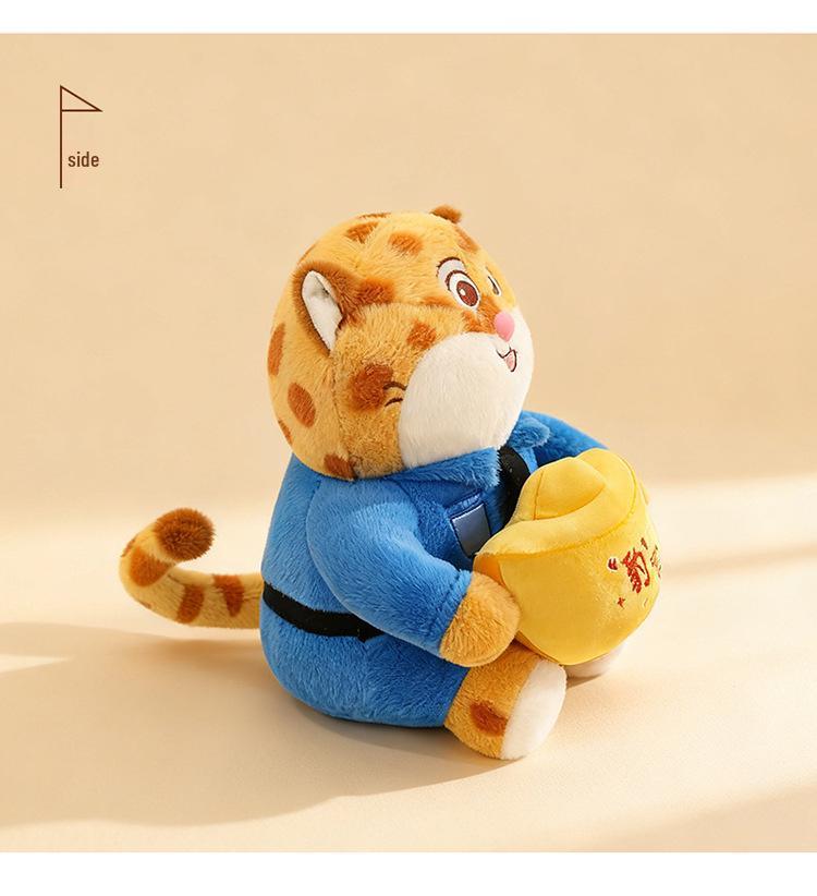 Disney Zootopia Judy, Nick, and Flash Cute Leopard Officer Plush Toys