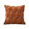 Pumpkin Tufted Plushie Pillow Case 45x45 40x40 Autumn Pillowcase New Cushion Cover  Fall Decor
