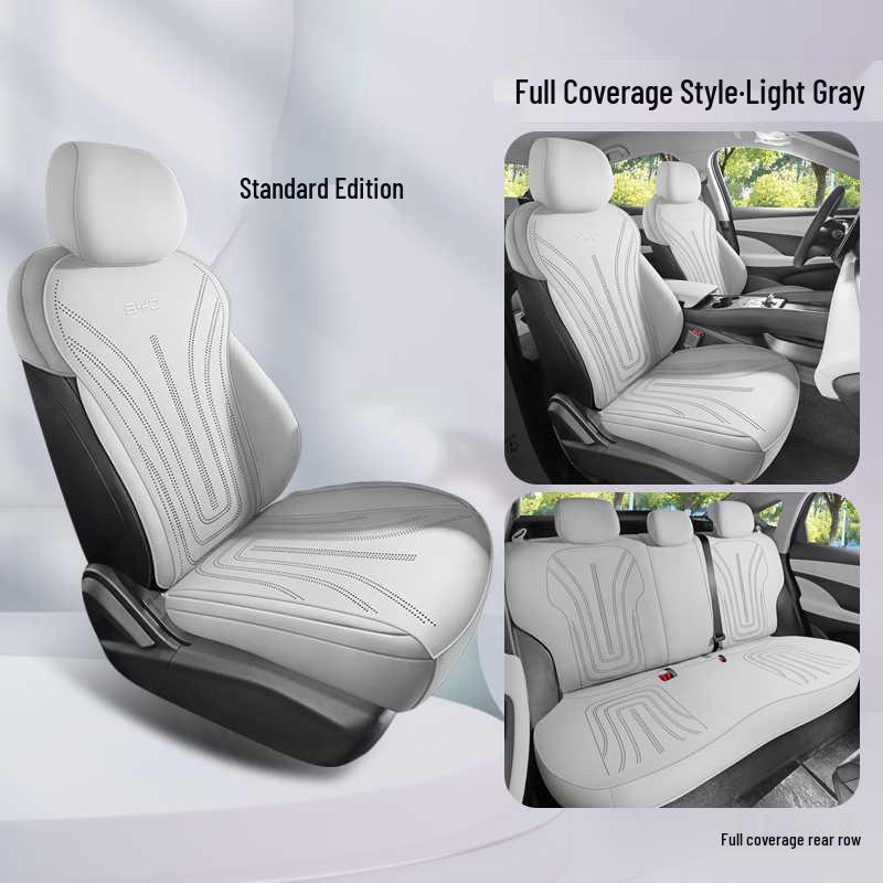 Funda de Cojín de Asiento de Ante para BYD Sea Lion 05EV - Ajuste Universal para las Cuatro Estaciones