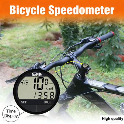 Bike Computer Bicycle Speedometer Multi-Functional Cycling Odometer with Screen Mountain Bike Speedometer for Road Bike MTB