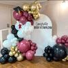 Burgundy Wedding Birthday Decoration Scene Arrangement Wedding Room Balloon Chain Dress Engagement Store Opening Anniversary Labor Day