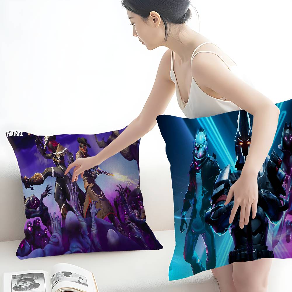 F-Fortnites Pillow Anime Pillow Sofa Bed Head Pillow Cover Cushion Cover 45x45 cm Fashion
