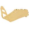 Guitar Tailpiece Replacement Solid Metal 6 Strings Guitar Trapezoidal Tailpiece for Archtop