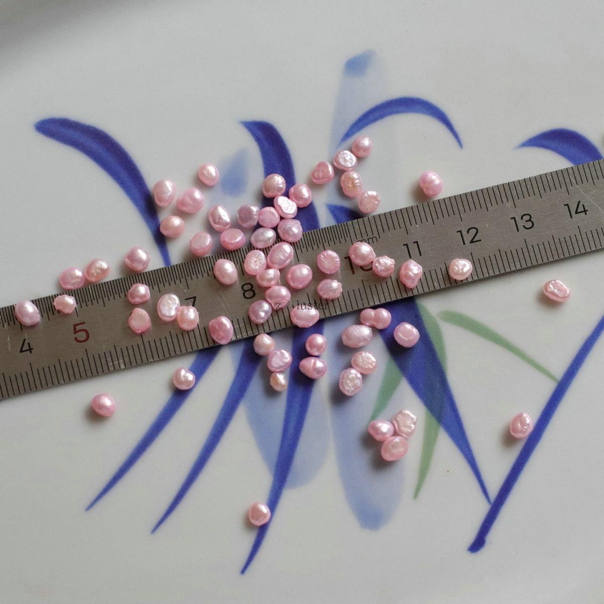 4mm Colorful Irregular Pearl Nail Art & DIY Accessories