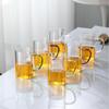 Shangqi 320ml High Borosilicate Glass Tea Cup Set with Color Handles