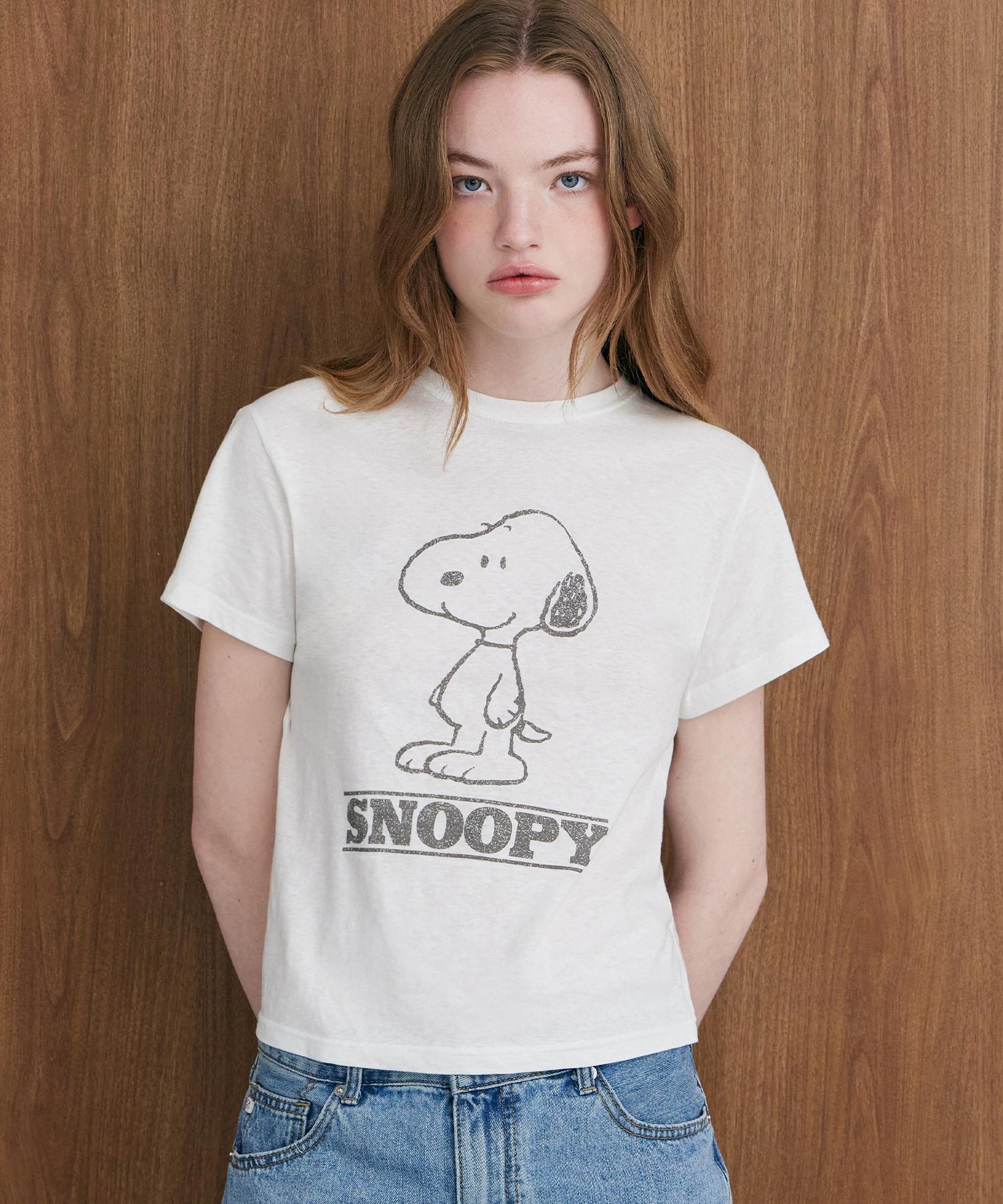Lady Volume Smile With Snoopy T-Shirt (Ivory) Ivor/S