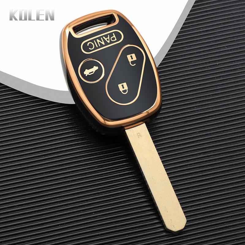 

2 3 4 Buttons Tpu Car Key Case Cover For Honda Accord Civic Crv Cr-V Pilot Insight Ridgeline Protected Holder Fob Accessories