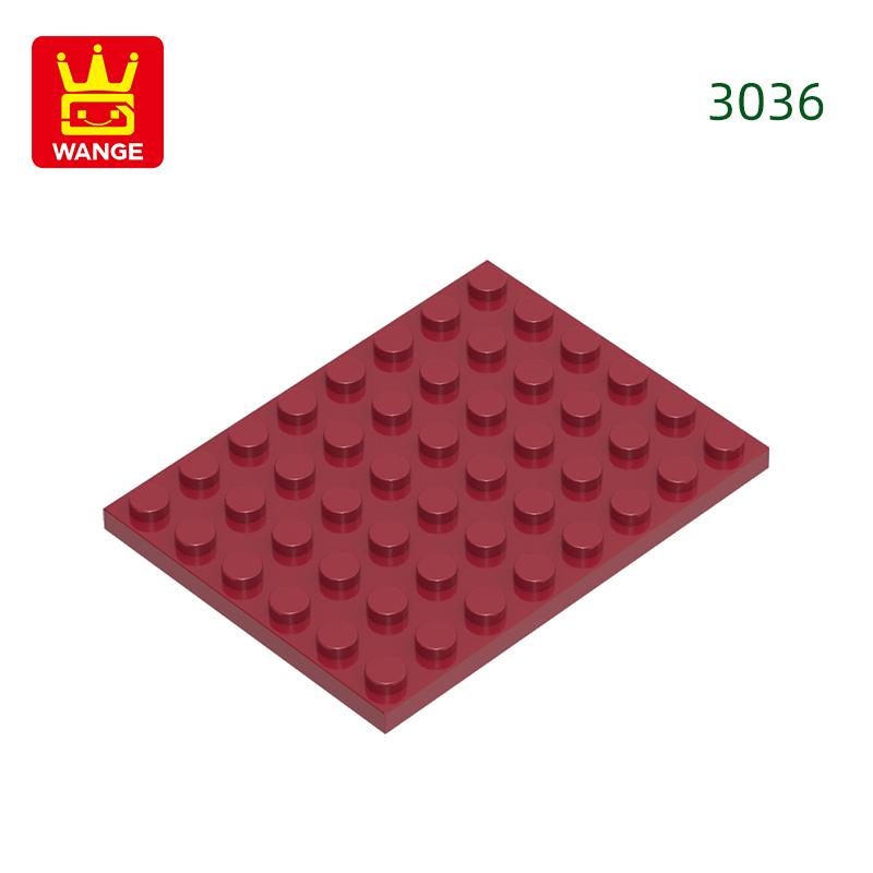 15Pcs/Lot 3036 6x8 Dots Plate Construction Bricks Basic Components Board Blocks Works With all Brand Playthings Ideal For Children Gift Idea Box