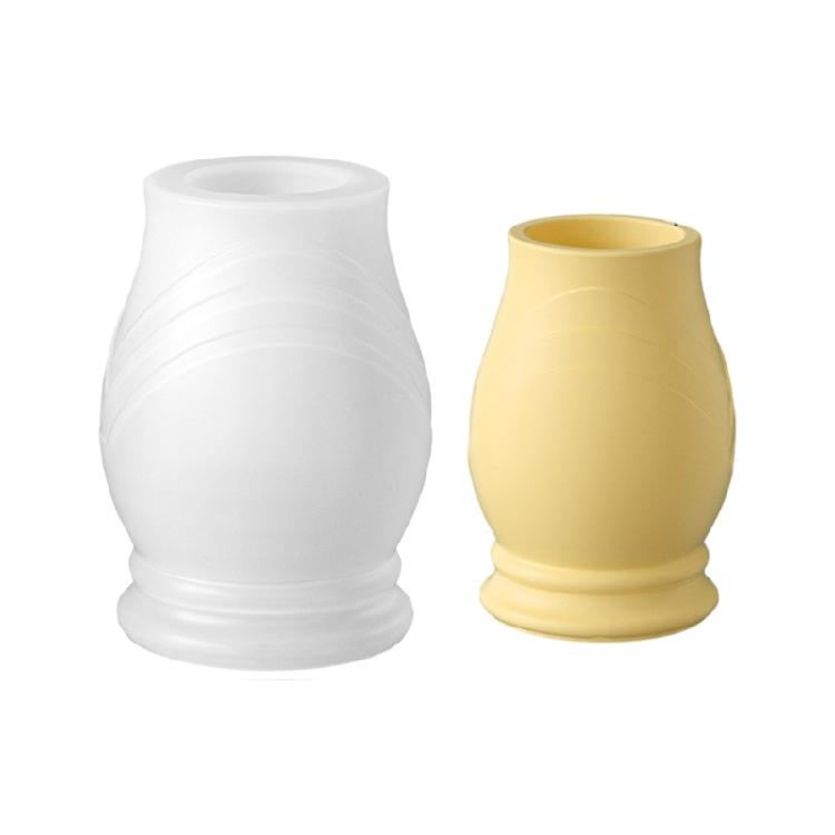 

Silicone Mold for Flower Vase Candle Holder Concrete Mold for Creative Gift Nordic Desktop Decoration Mould 1