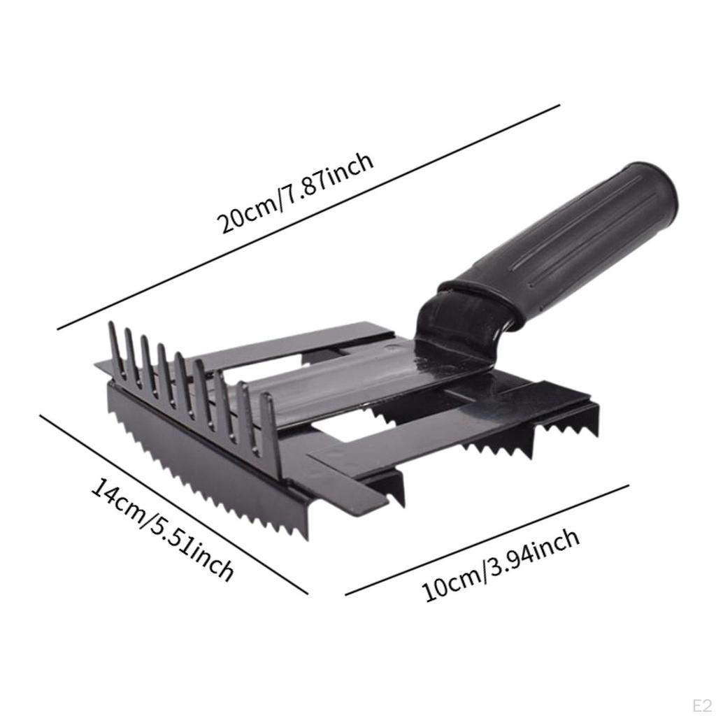 Livestock Shedding Comb Bull Hair Brush Comfortable Grip Professional Deshedding Tool Cattle