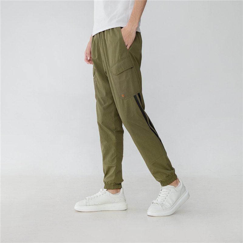 adidas Knitted Sweatpants Men's Army Green H65368