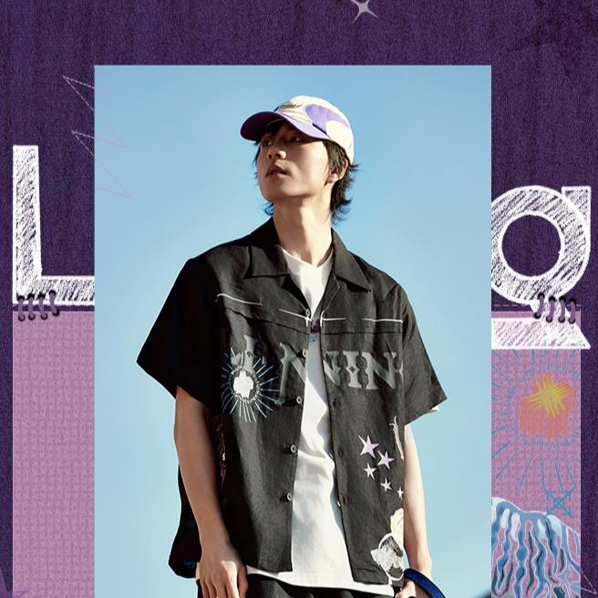 Li-Ning Graphic Shirt 'Black' Men's ASHU047-2
