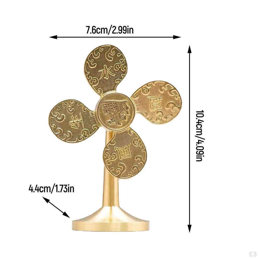 Funny Financial Ornaments Feng Shui Decoration Resin Statue Gift Good Luck Windmill