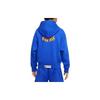 Nike Culture Of Basketball Logo Print Hooded Loose Jacket Kids jackets Blue DQ8802-480