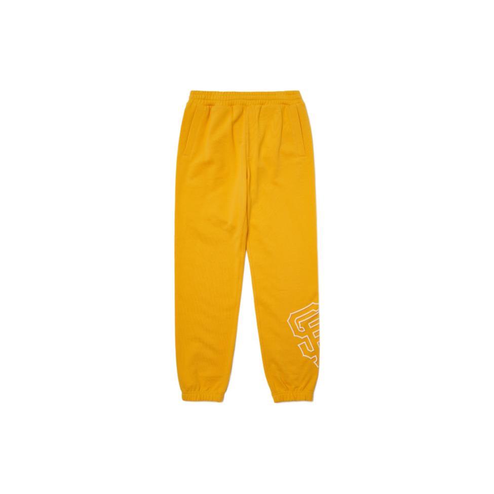 New MLB Basic Collection Sweatpants Unisex Light Orange 3APTB0321-14ORL
