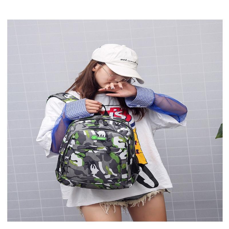 1Pc Junior High School Student Schoolbag Large-capacity Spine Protection Primary School Student Simple and Fashionable Business Backpack
