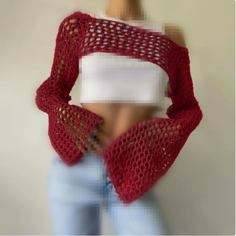 BITCED Women's Fashion Casual Solid Color Print Long Sleeve Blouses & Shirts