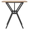 Vidaxl Dining Table with Y-Shaped Legs, 70X70X75.5 Cm