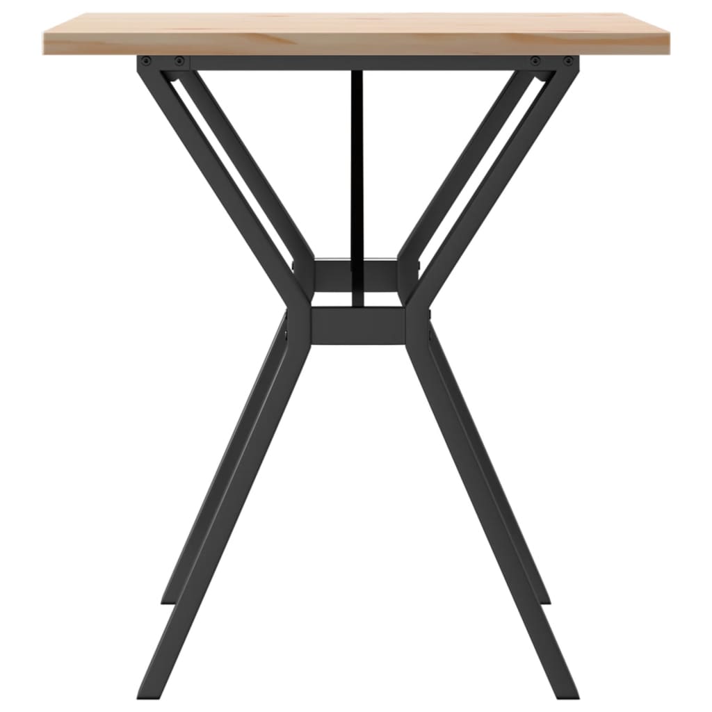 Vidaxl Dining Table with Y-Shaped Legs, 70X70X75.5 Cm