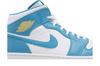 Men's Sneakers Jordan 1 Mid Aquatone Aquatone/Celestial Gold/White