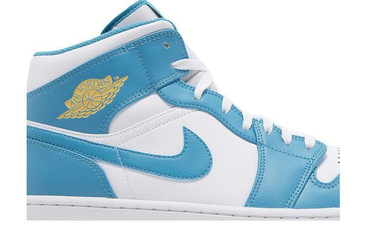 Men's Sneakers Jordan 1 Mid Aquatone Aquatone/Celestial Gold/White