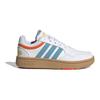 Adidas Hoops Lightweight Comfortable Non-Slip Durable Kids Casual Shoes Kids Sneakers White Blue Gold HP9047