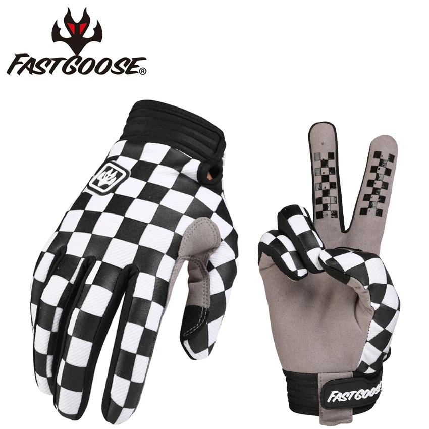2024 Touch Screen New Red Black Men's and Women's Full Finger Thin Bicycle Mountain Cross-Country Outdoor Sports Riding Gloves