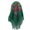 Xinjiang Print Tassel Shawl: Ethnic Floral Scarf for Dust and Sun Protection
