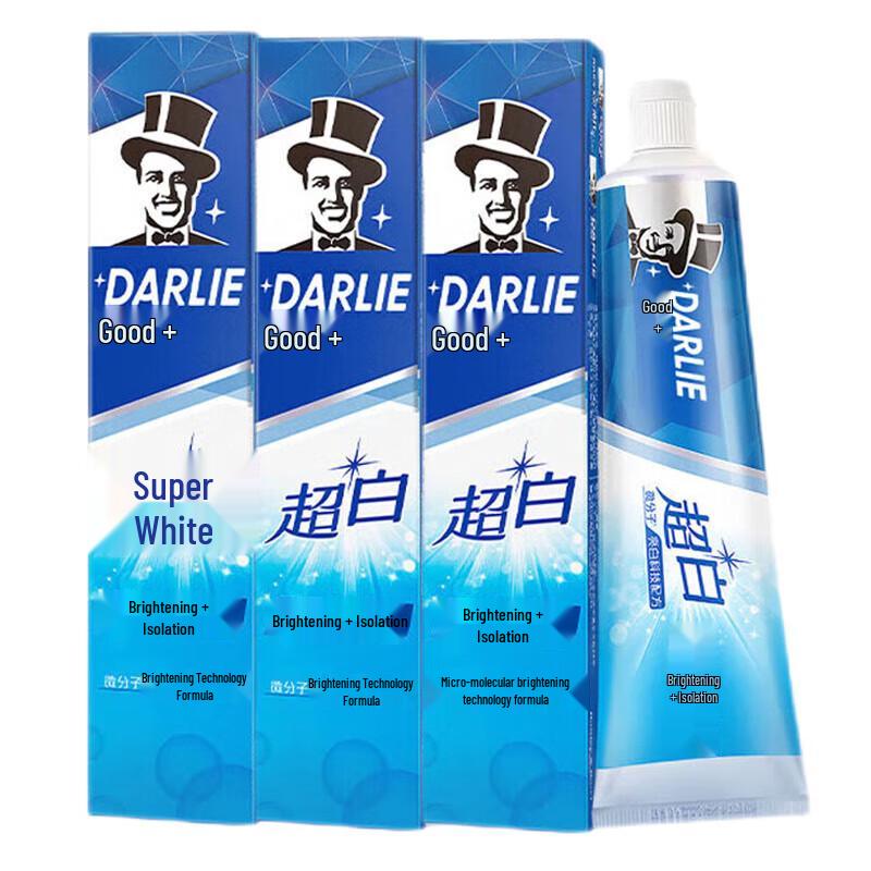 Darlie Super White Fluoride Toothpaste 3-Pack