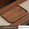 Kemierte Large Walnut Chinese Style Wooden Serving Tray