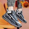 Autumn and winter new fleece thickened leather sneakers retro outdoor snow cold and windproof laces