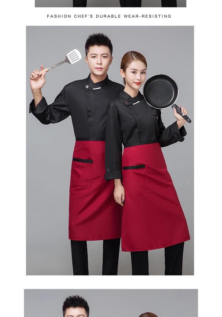 Set uniforme da chef: Opzioni a manica lunga e corta per Autunno/Inverno, Ideali per le cucine di Hotel e Ristoranti.