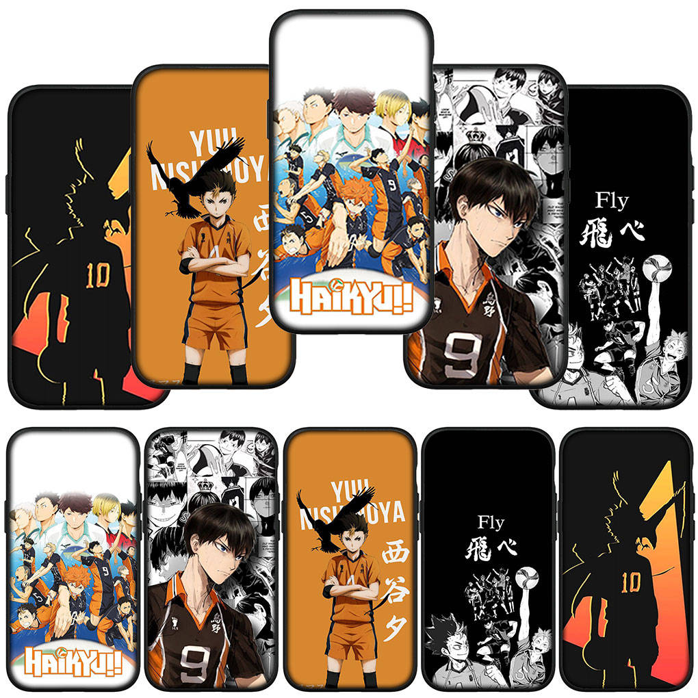 

Чехол для телефона Samsung Galaxy S24 S23 iPhone 15 14 Xiaomi Redmi Note 13 12 11 8 10 9 Pro Max X XR OPPO A15 Huawei Shoyo Hinata Haikyuu Karasuno Cover for iPhone 15 Plus аэро