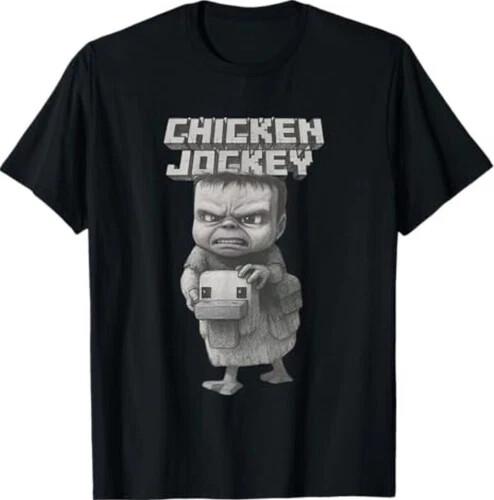 Chicken Jockey T-Shirt Meme Humor T-Shirt Unisex T-shirt L