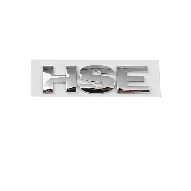 3D ABS HSE V8 Letters Rear Trunk Fender Badge Emblem Decals Sticker For Land Range Rover Sport Vogue Discovery 4 Car Accessories