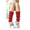 JK Multi-Color Women's Wool Leg Warmers: Cozy Knitted Socks & Boot Covers for Autumn/Winter