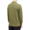 Polo Ralph Lauren Solid Color Knitted Slim Fit Button Long Sleeve Polo Shirt Men Tops Green 710680790-115
