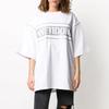 We11done Classic Laser Reflective Letter Logo Unisex Printed High Street Round Neck Short Sleeve T-Shirt Unisex T-Shirts White WD-TP5-19-940-WH