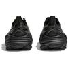 HOKA ONE ONE Stinson One7 Trail Running Shoes Unisex Black Silver 1168931-BKSV