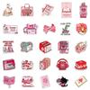10/30/50pcs Kawaii Cartoon Pink Bookish Stickers Valentine's Day Decoration Decals Suitcase Phone Water Bottle Cute Sticker Gift