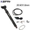 ZTTO MTB Bike Dropper Seatpost Adjustable Suspension Seat Post Tube 30.9mm 31.6mm Internal Routing Cable Remote 100mm Travel