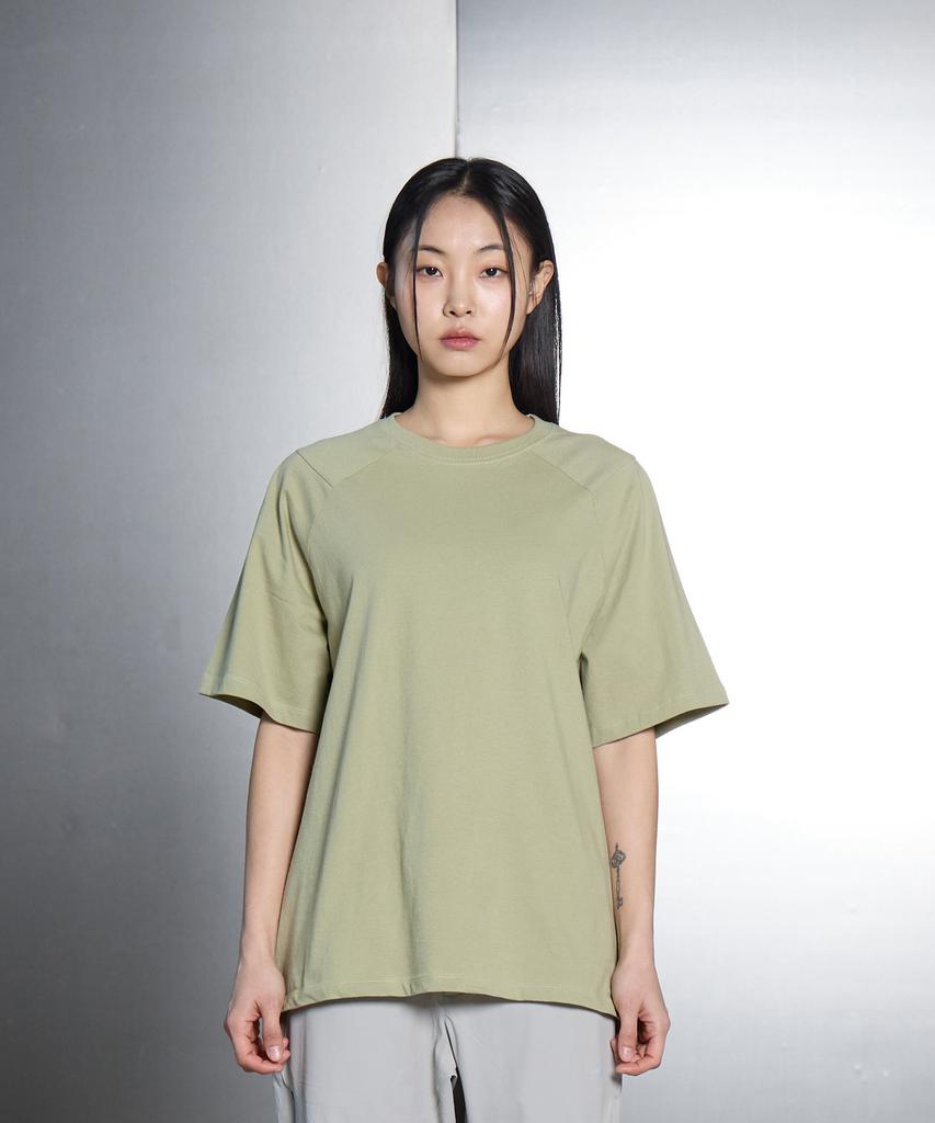 Goyoweeo Segment Cotton 1/2 T-Shirt (Lime)