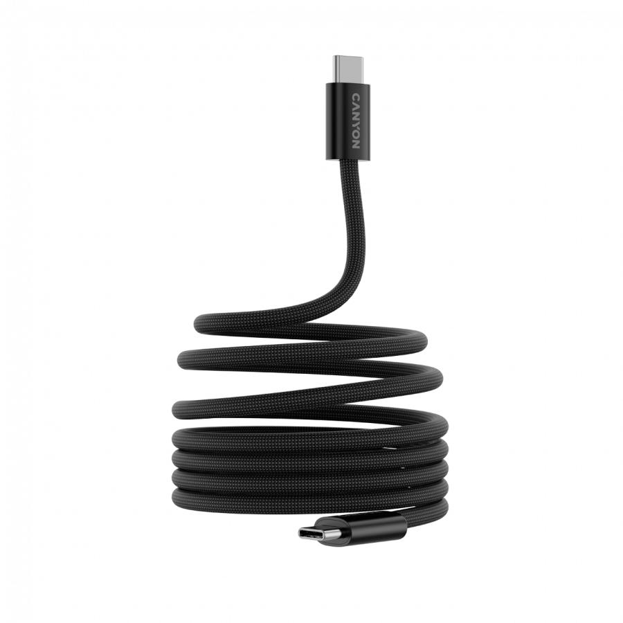 CANYON OnWire Cable 60MG C-C 60W Magnet Braided 1m