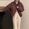Puff Cotton-padded Jacket Women's Winter Stand-up Collar Short Small Bread Jacket Down Cotton-padded Jacket