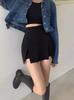 Half-length culottes female royal sister wind high waist hip-wrapped split A-shaped skirt summer hot girls sexy casual hot pants