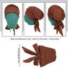 Für Bestseller Langschwanz Gestreifte Kopftuch Mütze Fliege Elastisches Band Atmungsaktive Basecap Heimgebrauch Turban Stil Chemotherapie