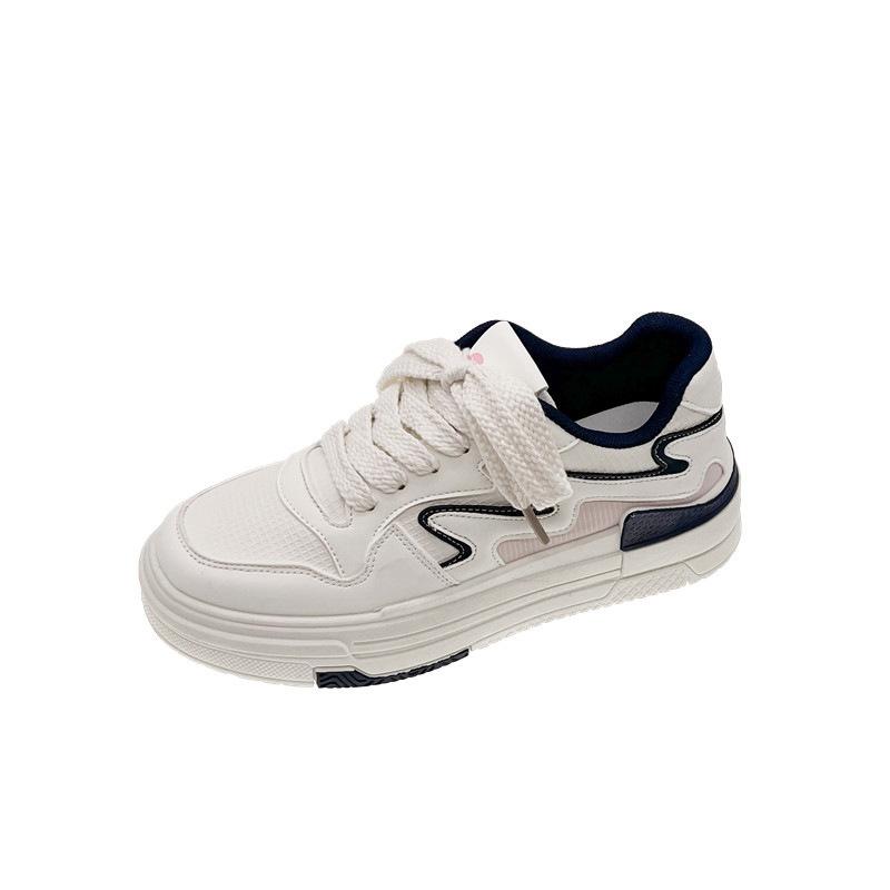 

Women s shoes little white shoes women s 2025 new spring and autumn season fashion casual round head thick baseplate shoes sports women s shoes 40 синій