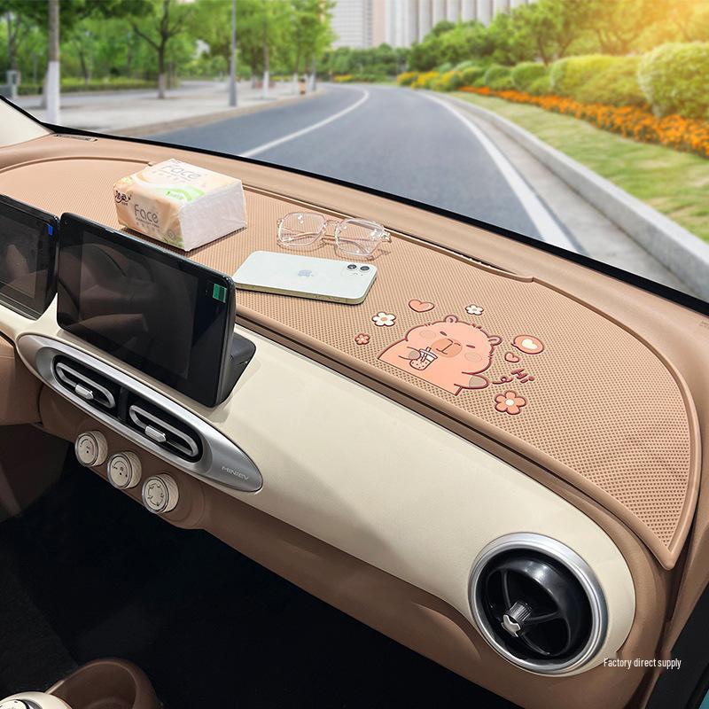 Anti-Slip Dashboard Mat for Wuling Hongguang Mini Macaron 4th Gen, Sun-Shielding for 4-Door Peihui, Fits 25 Models